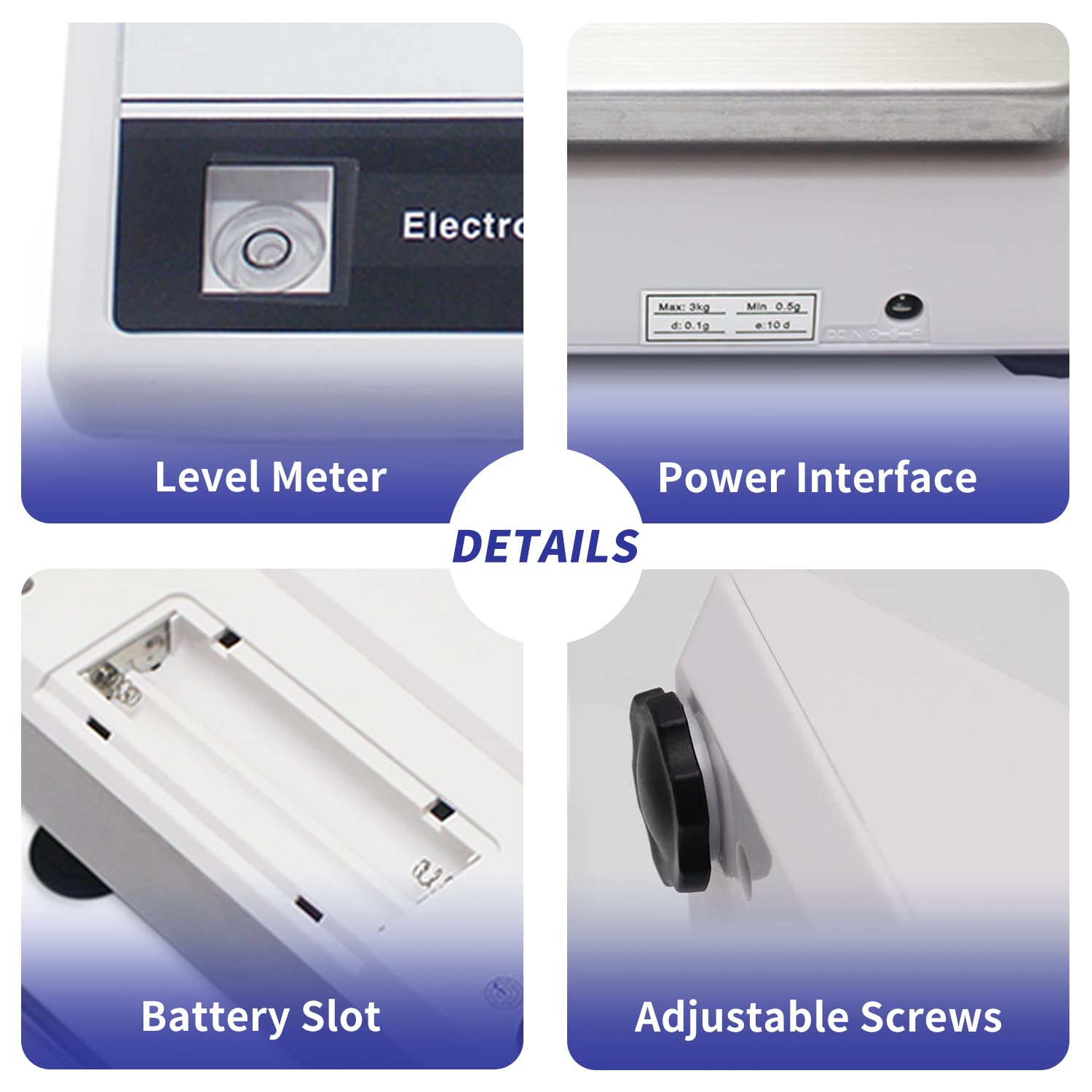 High Precision 5kg x 0.1g Industrial Counting Scale - Digital Laboratory Weighing Balance with Multi-Units Switch for Scientific Research, Jewelry, Pharmacy & Food Industry | Accurate Electronic Measurement for Labs, Warehouses & Retail Stores