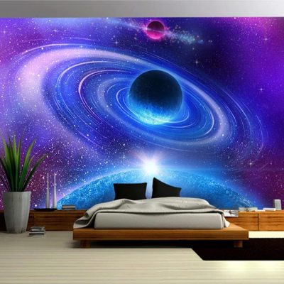 A Night Under the Stars: Transform Your Space with Our Universe Wall Mural