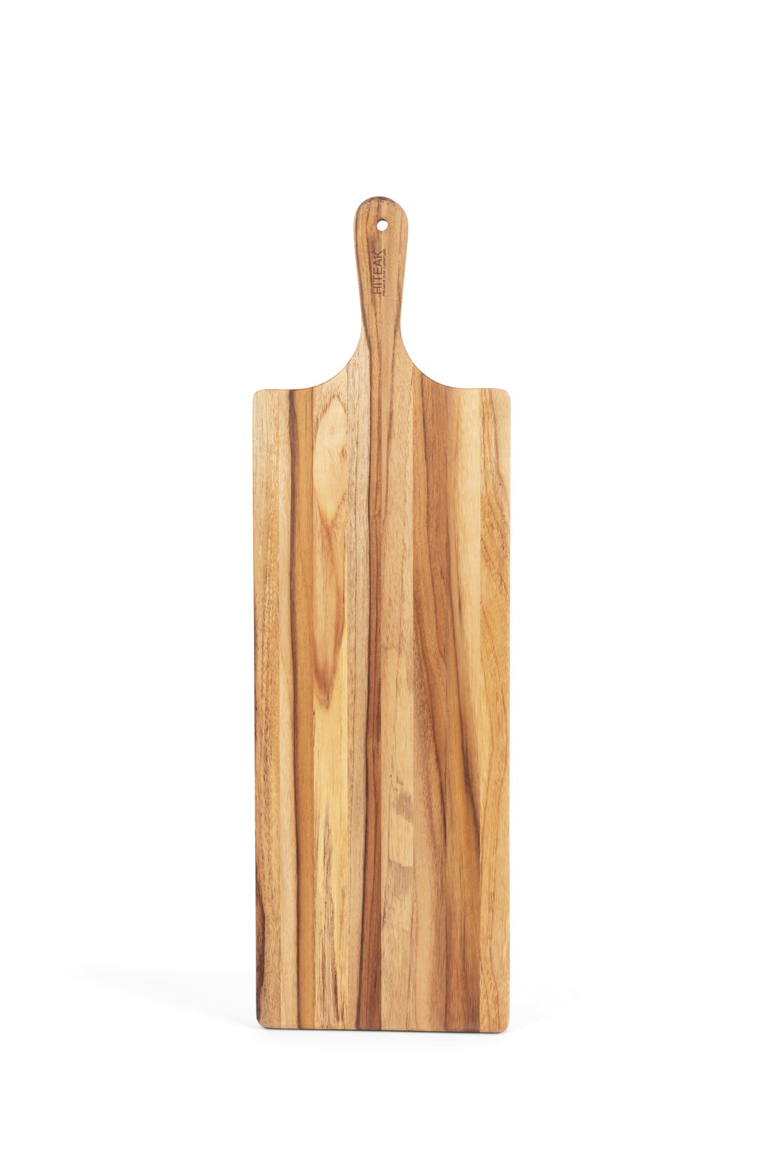 Premium Rectangular Teak Wood Cheese Board with Handles - Charcuterie Serving Platter for Entertaining, Wine & Cheese Parties, Weddings & Gifts