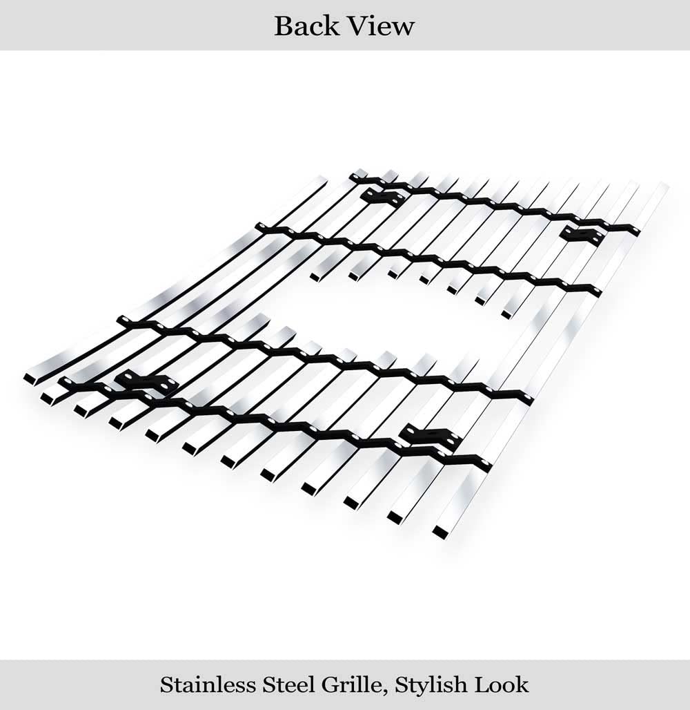 APS Compatible with Nissan Pathfinder 2013-2016 Main Upper Stainless Steel Billet Front Grille Insert (S18-A32956N) - Silver SS Finish for Enhanced Style & Protection - Perfect for Off-Roading, Car Shows & Custom Builds
