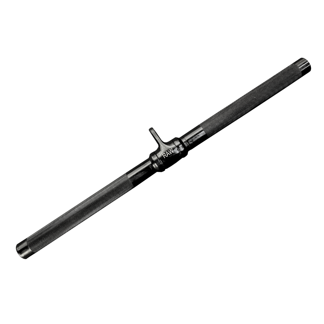 60cm Straight Bar Revolving Black XL - Perfect for Home Gyms, Fitness Training, and Strength Workouts