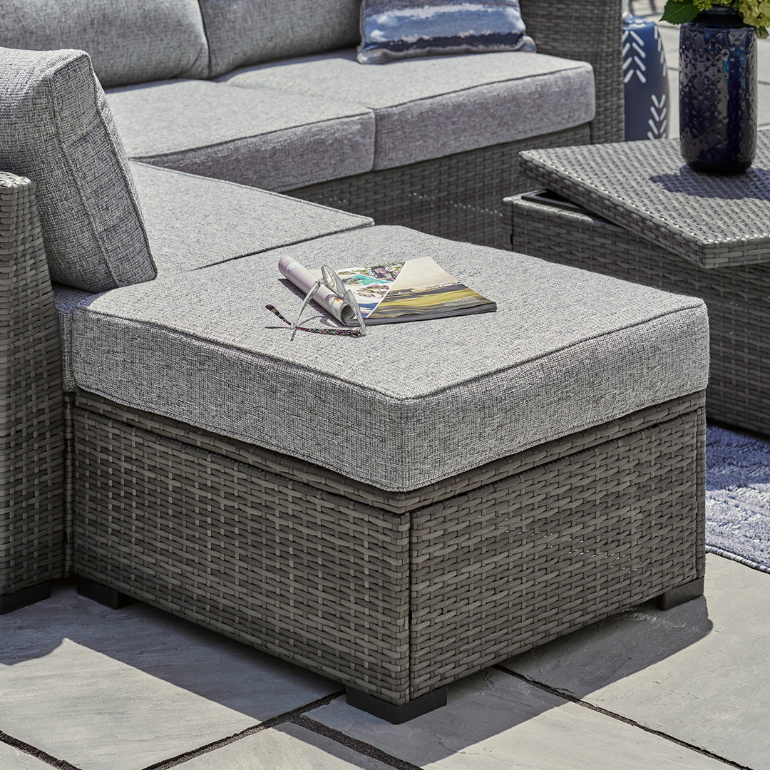 Petal Road 4-Piece Outdoor Patio Furniture Set - Waterproof Wicker Sofa & Coffee Table for Garden, Backyard, Poolside - Perfect for Relaxing & Entertaining