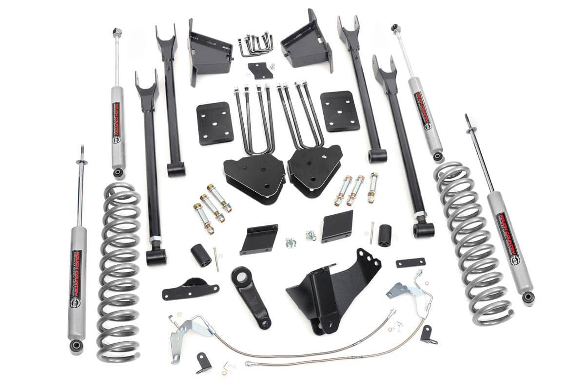 6 Inch Lift Kit for Ford F-250 Super Duty 4WD (2015-2016) - Heavy Duty 4 Link Suspension with OVLD Technology - Off-Road Performance Upgrade - Perfect for Towing, Overlanding & Extreme Terrain Driving