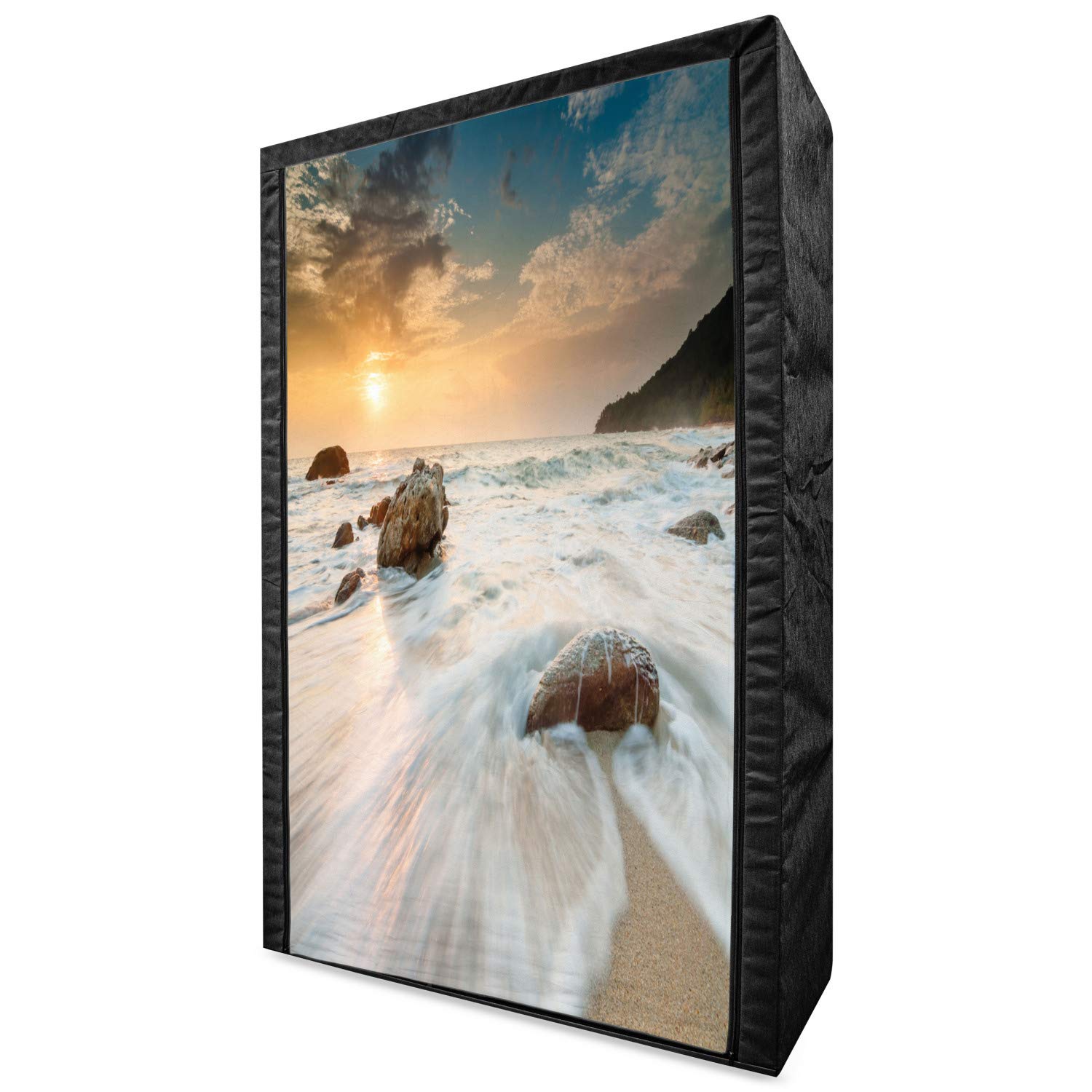 Ambesonne Portable Fabric Wardrobe - 42.5