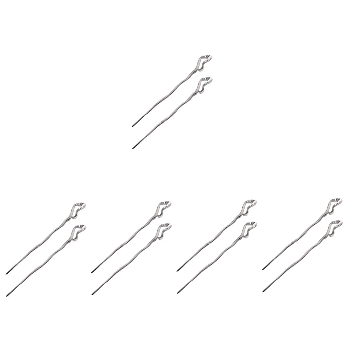 10 Pcs Vintage Metal Hair Clips for Women - Minkissy Hair Bun Sticks, Irregular Hair Chopsticks, Wedding Hair Accessories | Perfect for Bridal Updos, Vintage Hairstyles & Everyday Elegance