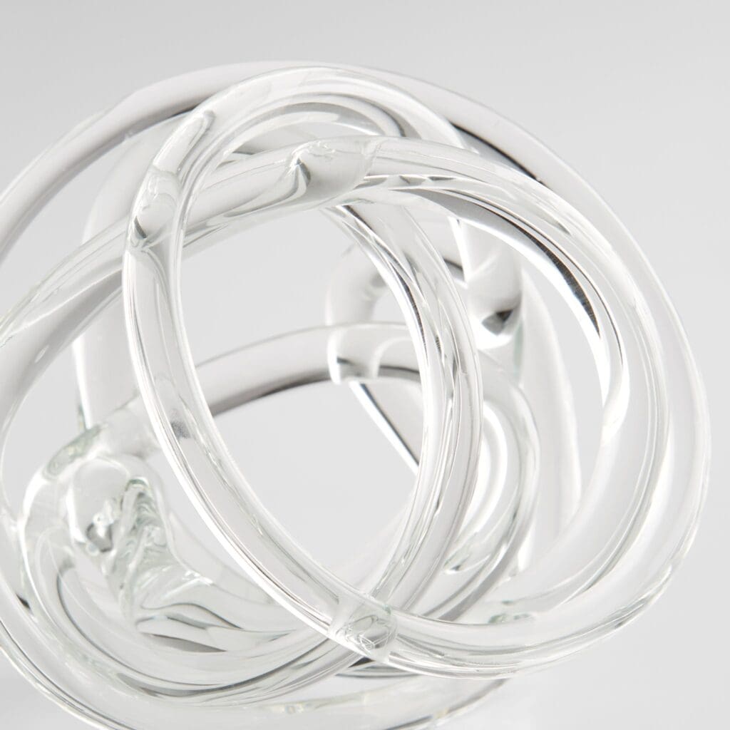 Cyan Design 11494 Knotty Filler - Clear XL Glass Decorative Filler for Vases, Centerpieces & Home Decor