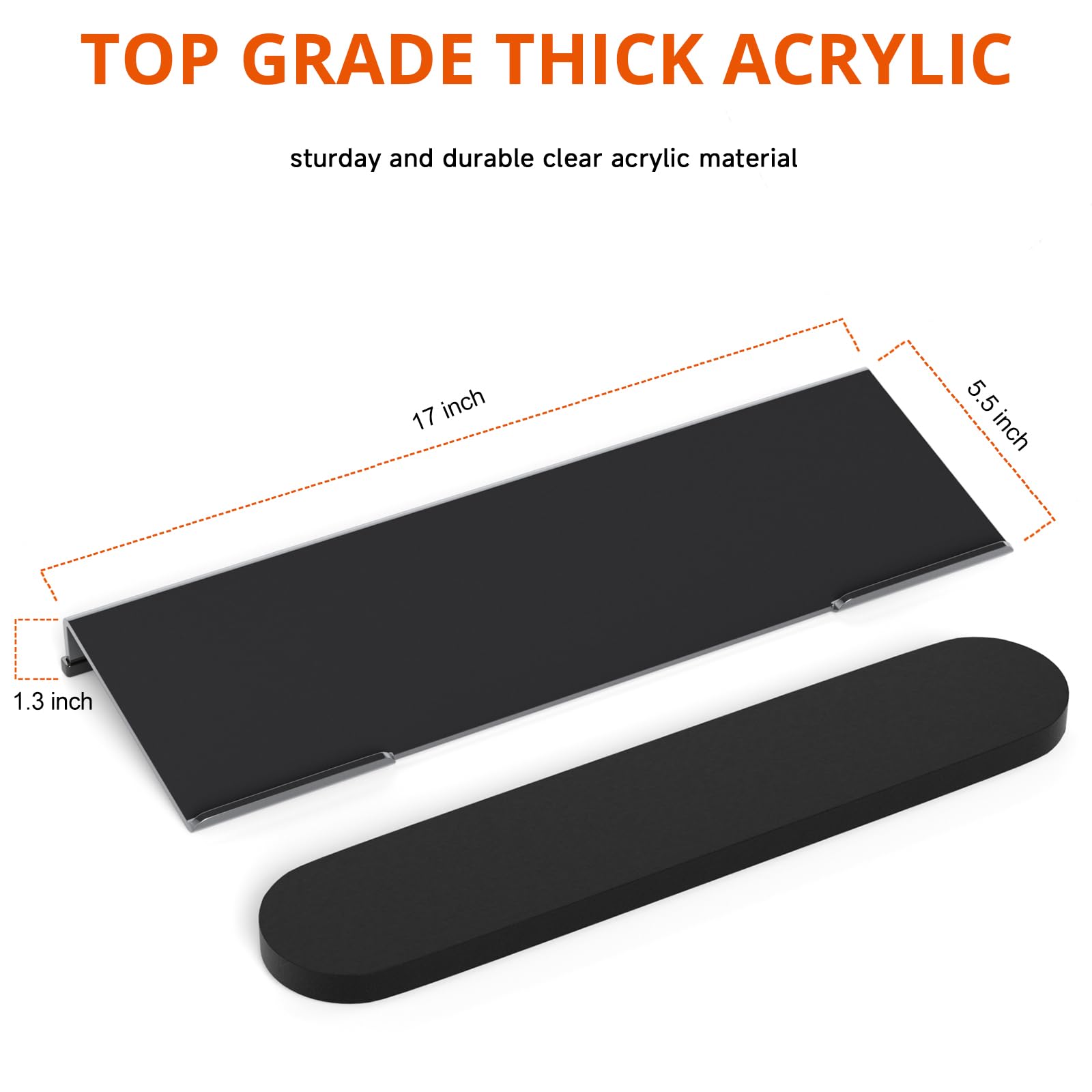 Ergonomic Keyboard Stand - Anti-Slip Tilt Riser for Office & Home