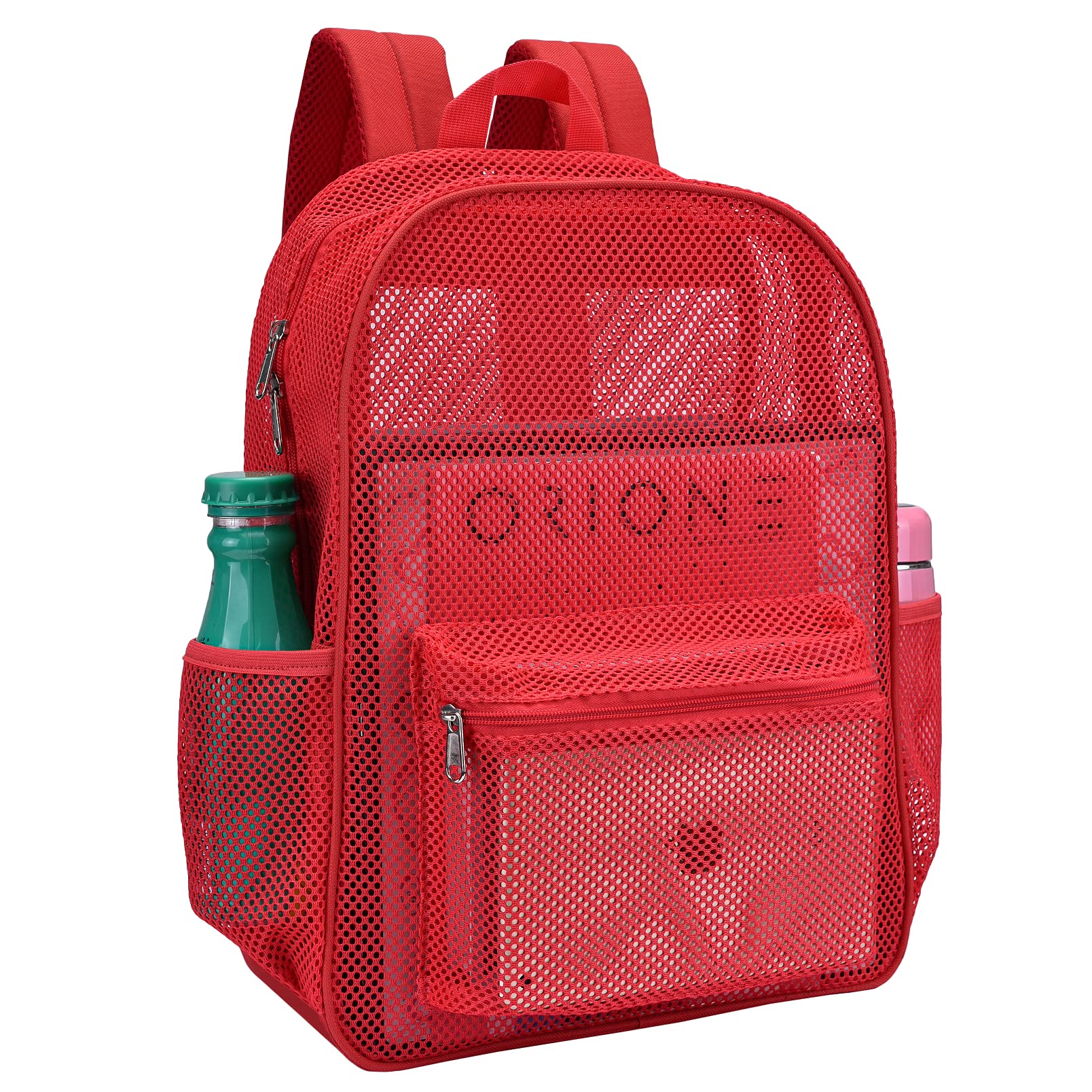 Durable Mesh Backpack for Adults - Transparent Waterproof Diving Backpack with Adjustable Straps for Swimming, Fitness & Sports | Perfect for Carrying Portable Oxygen Concentrators (Large Size) | Ideal for Beach Trips, Gym Workouts & Outdoor Adventures