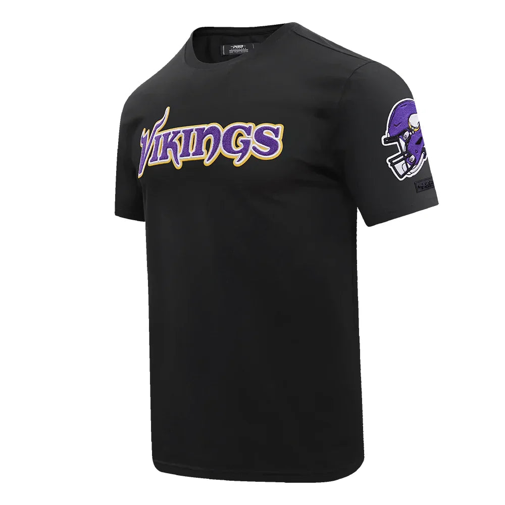 Minnesota Vikings Men's Classic Chenille Tee Shirt - Pro Standard NFL Fan Apparel for Game Day & Casual Wear