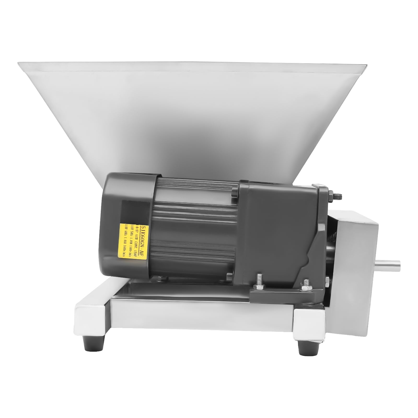 60W 110V Commercial Electric Fruit Grinder - 4L/1.06gal Capacity for Fruits, Bread & Brown Sugar - Perfect for Bakeries, Juice Bars & Home Kitchens