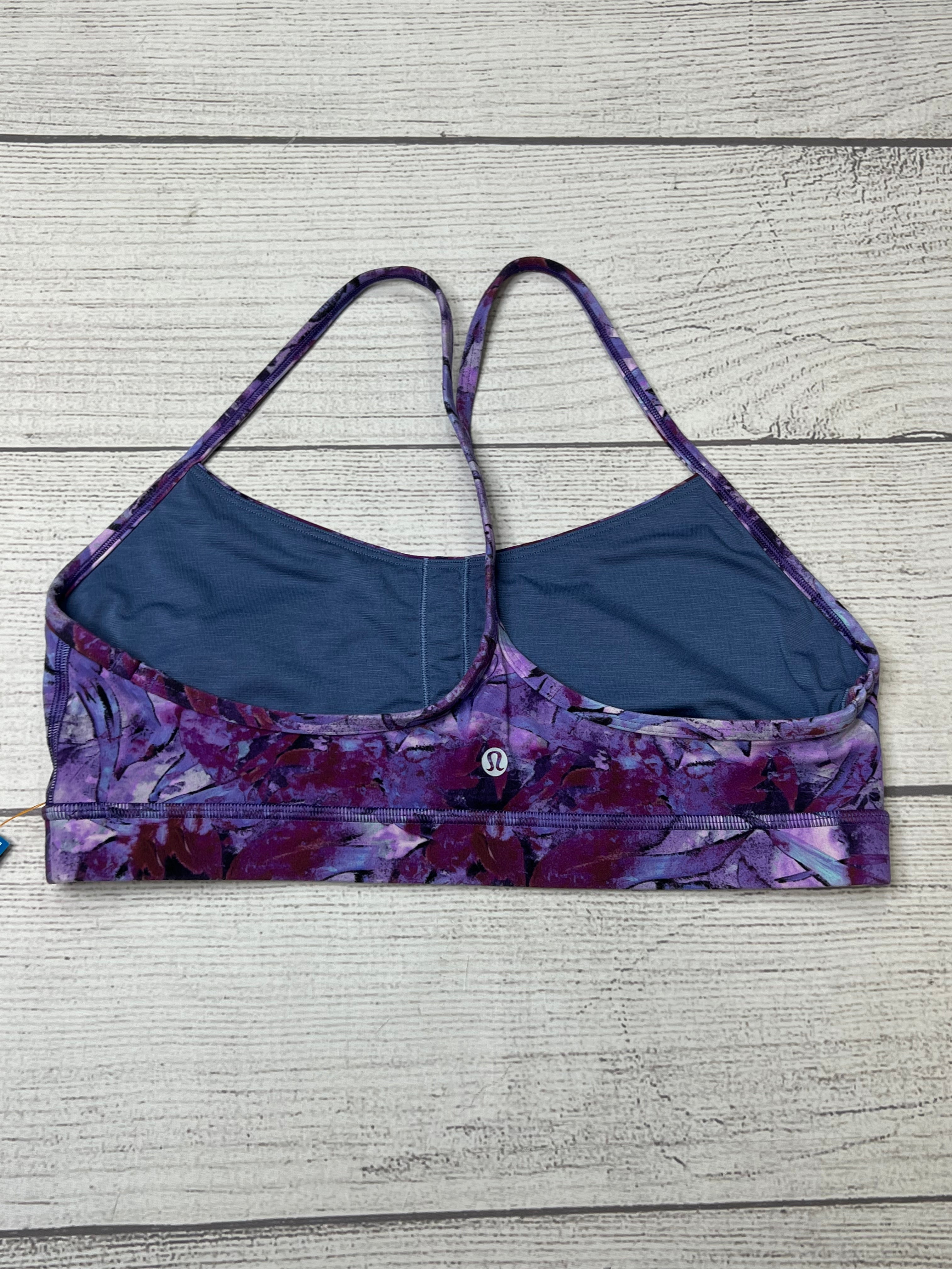 Lululemon Purple Athletic Sports Bra for Women - High Support Workout Bra for Running, Yoga & Gym - Size Large