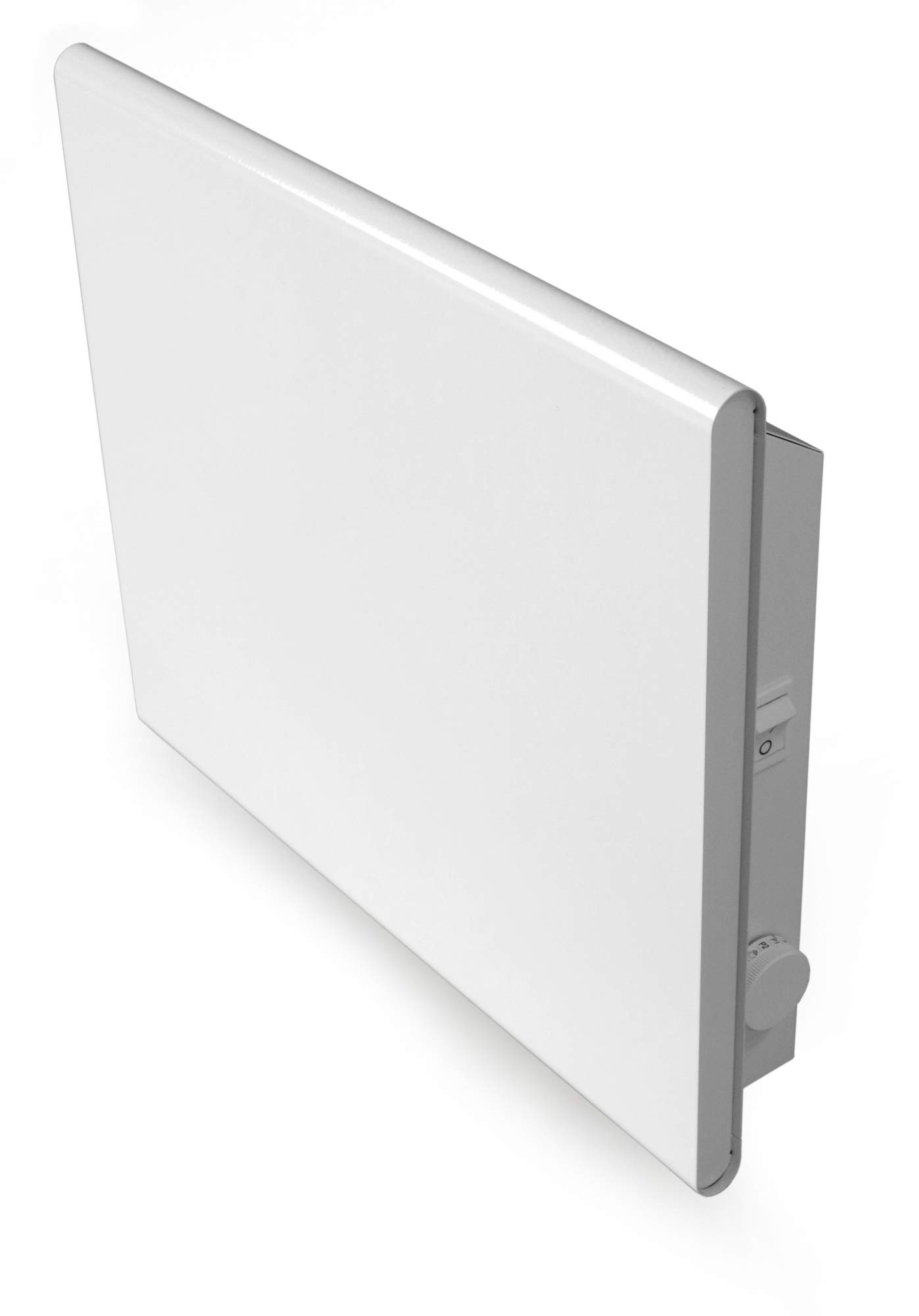 ADAX Eco Basic - 1200W White Electric Convector Heater with Thermostat | Energy Efficient Space Heater | Low Consumption Electric Radiator (330mm Height) | Perfect for Bedroom, Office & Small Spaces Warmth