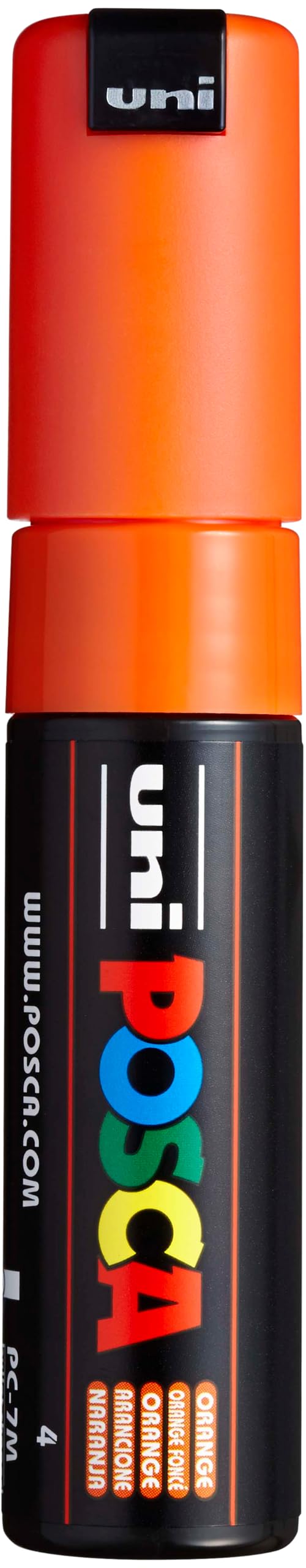 Posca Marker 7M Orange - Vibrant Paint Pens for Artists & Students | Perfect for Rock Painting, Fabric Art, Canvas & DIY Projects | Premium Art Supplies & School Materials