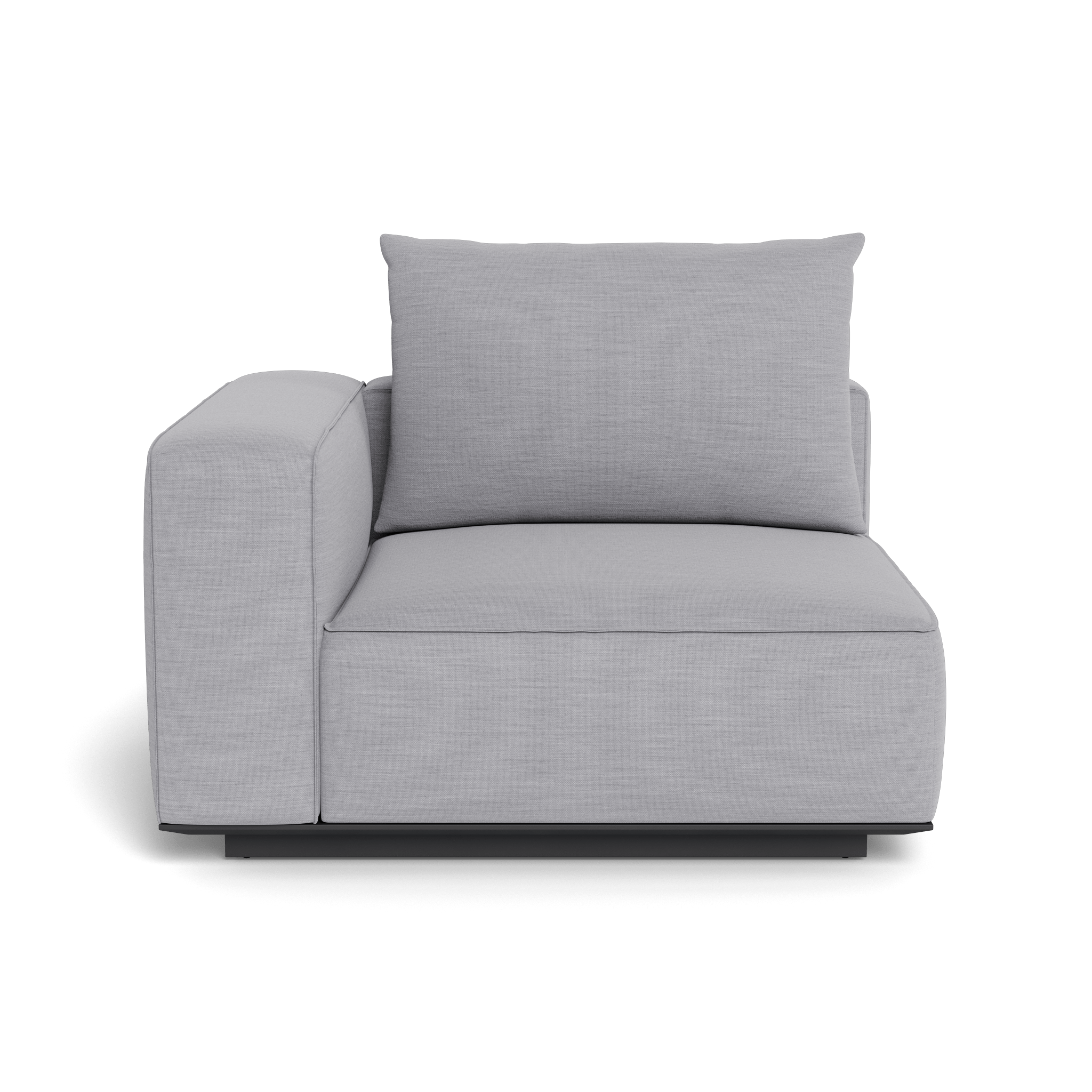 Santorini Outdoor Corner Left Sectional Sofa Set - Waterproof Wicker Patio Furniture for Garden, Poolside, Backyard & Balcony - Comfortable All-Weather Lounge Seating