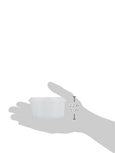 Doshisha HS-19MAZ 12-Pack White Ice Maker Cups for Cocktails, Smoothies & Iced Coffee | BPA-Free Plastic Reusable Drinking Glasses for Parties, Bars & Home Use