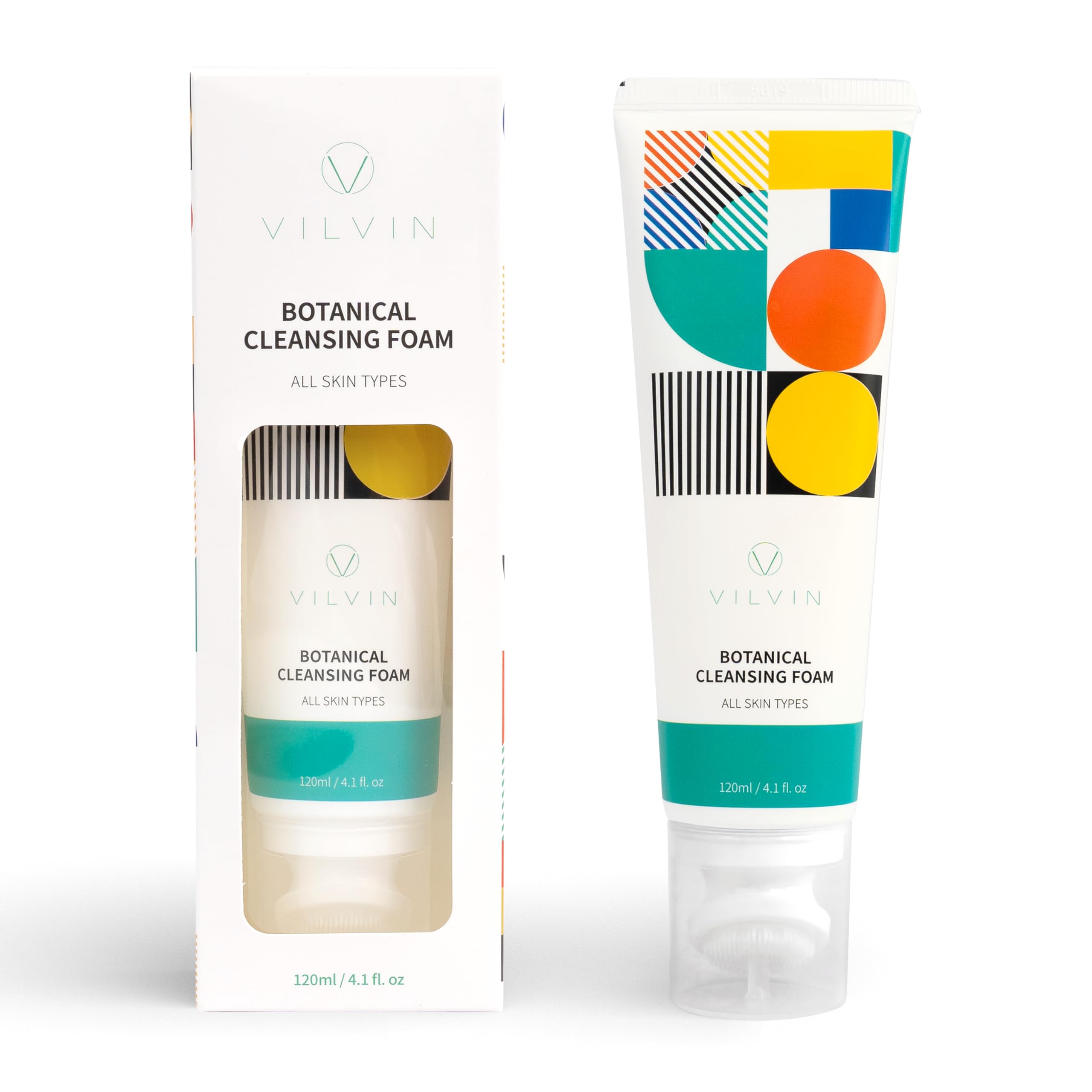 Korean Deep Cleansing Foam Face Wash for Blackheads & Acne - with Exfoliating Brush - Oily Skin Care for Daily Use