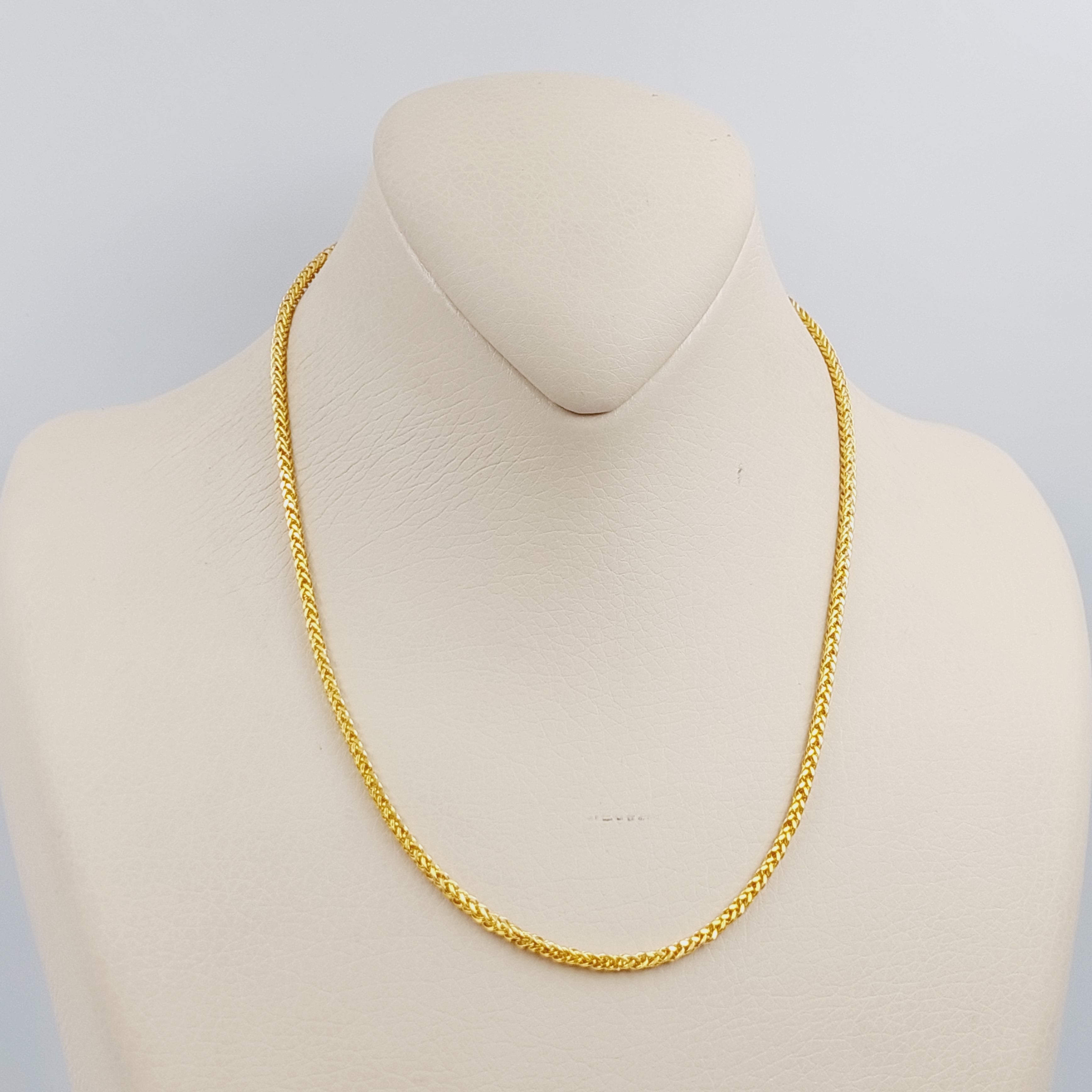 40cm Medium Thickness Franco Chain Necklace - Dainty Gold/Silver Cuban Link Chain for Women & Men, Perfect for Layering, Everyday Wear & Gift Giving