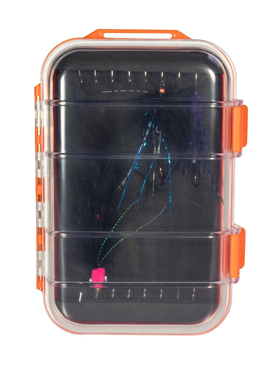 Premium Patented Articulated Flies & Streamers for Salmon & Saltwater Fishing - Durable Fly Box with Stainless Steel Hook Retainers | Ideal for Fly Fishing, Trout Fishing & Deep Sea Angling