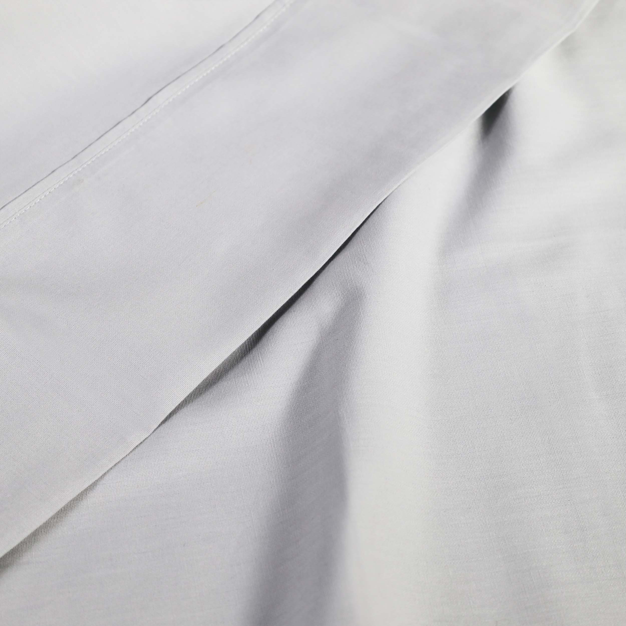 300 Thread Count Cotton Percale Solid Deep Pocket Bed Sheet Set - Queen Size, Soft & Breathable Luxury Sheets for Comfortable Sleep - Perfect for Master Bedroom, Guest Room or Vacation Home