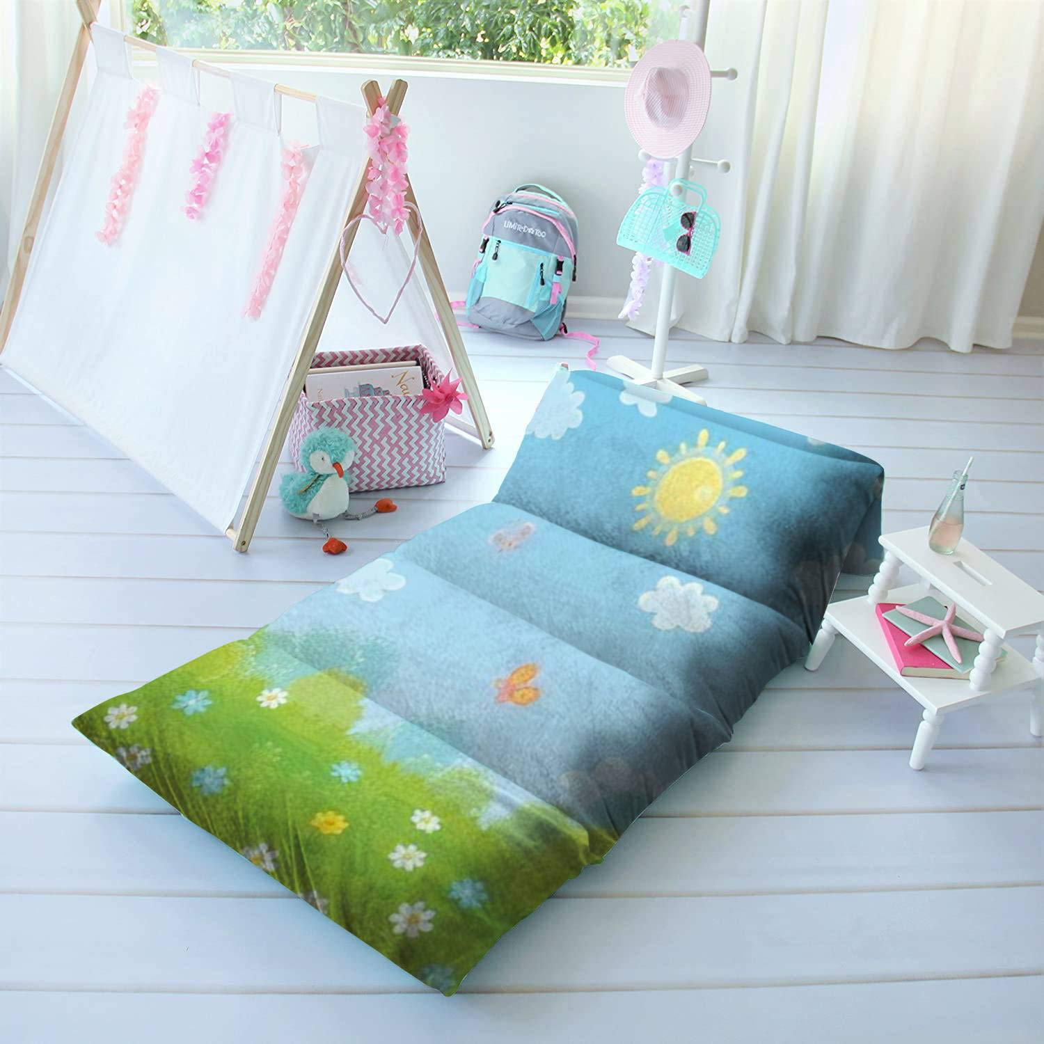 Butterfly Kids Floor Pillow Bed - 26