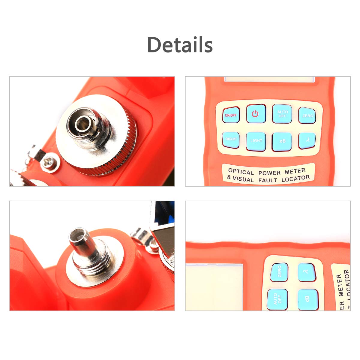**Handheld Fiber Optic Power Meter & Visual Fault Locator - 20KM Portable Cable Tester for Network Maintenance, Installation, and Troubleshooting (Ideal for Telecom, Data Centers & Home Fiber Optic Setup)**