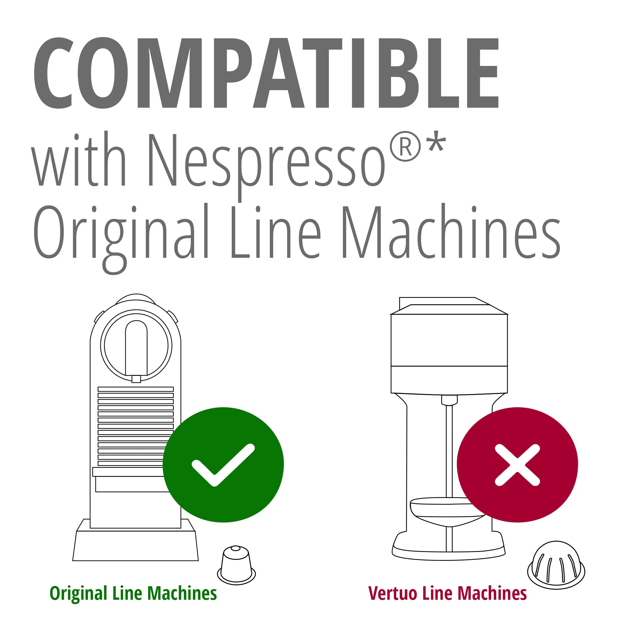 Gourmesso 100ct Vanilla Flavored Nespresso Pods - Compatible with Original Line Machines | Premium Vanilla Espresso Coffee Capsules | Fairtrade Certified | Perfect for Home & Office Coffee Breaks