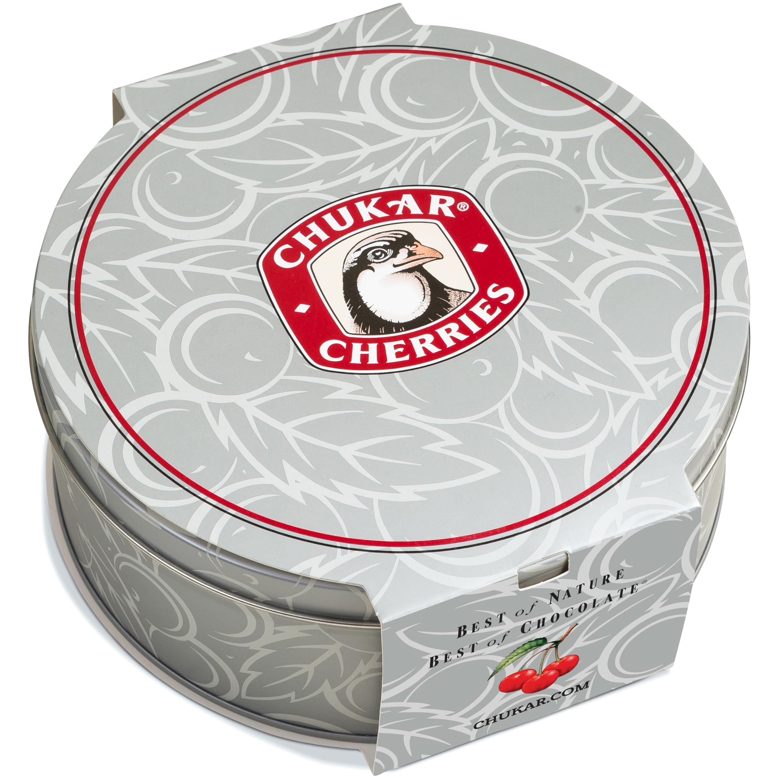 Chukar Cherries Triple Cherry Nut Classic Tin - No Sugar Added, All Natural Dried Fruit Snack for Hiking, Gifts & Healthy Desserts