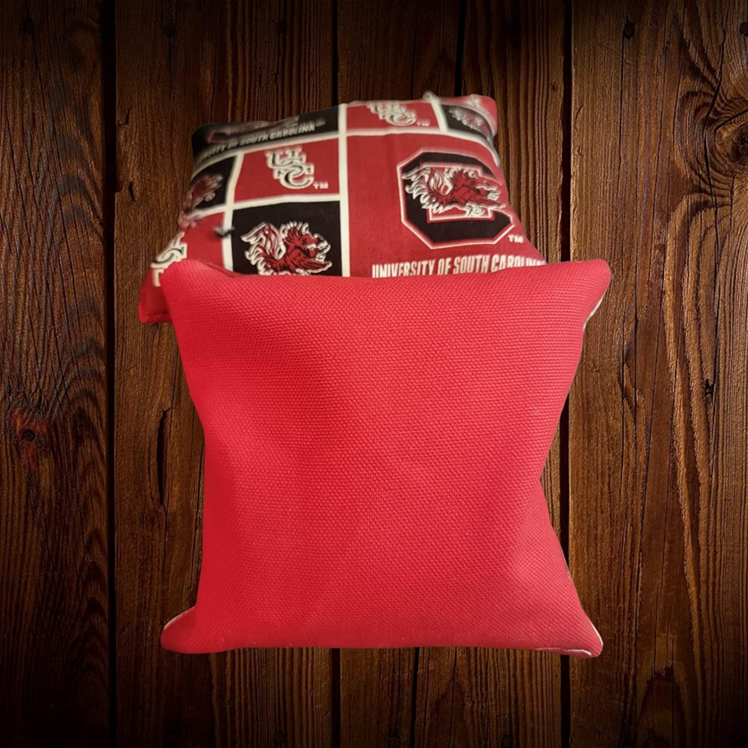 Premium All-Weather USC Gamecorn Cornhole Bags Set of 8 - Durable Outdoor Bean Bags for Tailgating, Backyard Games & College Football Parties