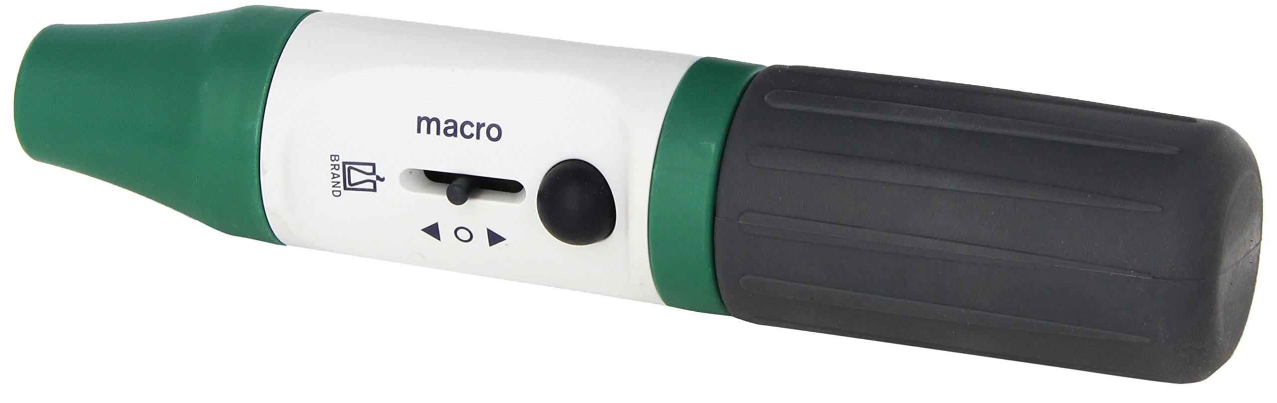 BrandTech 26201 Macro Pipette Controller - 0.1-200ml Capacity, Ergonomic Green Design for Precise Liquid Handling | Ideal for Laboratory, Research & Medical Applications