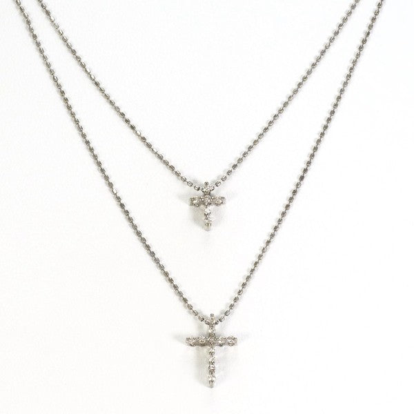 18K White Gold Diamond Necklace for Women - Elegant & Luxurious Jewelry Gift for Anniversary, Wedding, or Special Occasion