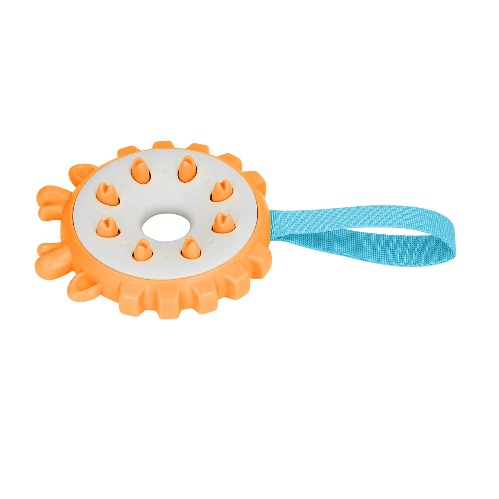 Binyalir Puppy Toothbrush Chew Toy - Durable Interactive Dog Chew Toy for Puppy Training & Teeth Cleaning - Bite-Resistant Orange Chewing Toy for Small & Medium Dogs - Perfect for Teething, Playtime & Dental Care