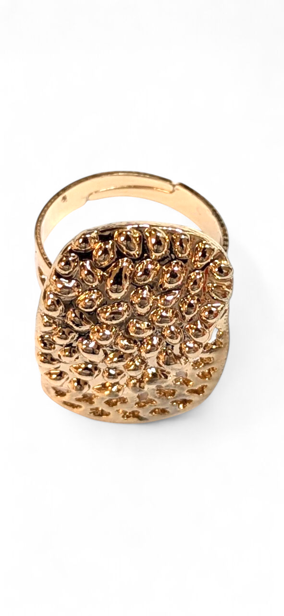 Dupsie's Tewa Golden Costume Ring DPCRG5 - Elegant Fashion Jewelry for Women, Perfect for Parties, Weddings & Everyday Wear