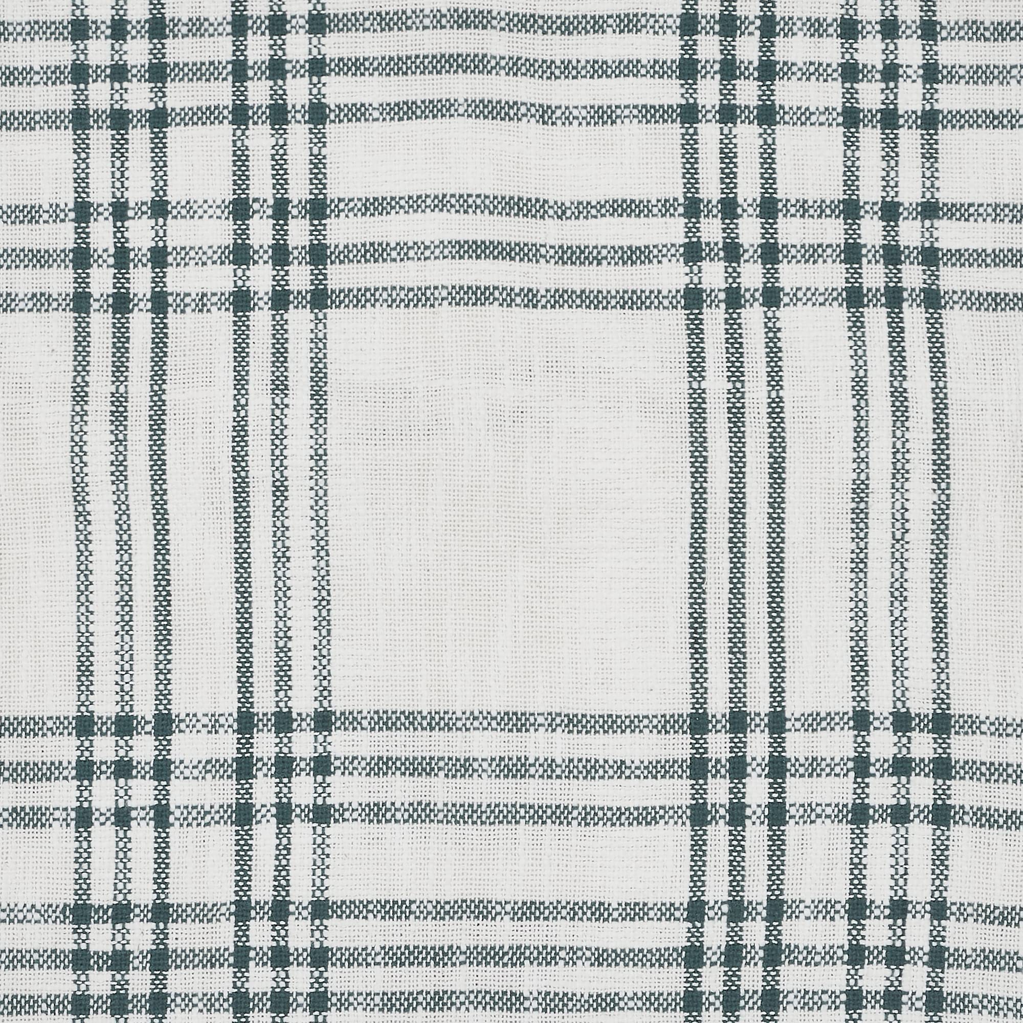 VHC Brands Modern Farmhouse Plaid Woven Throw Blanket - Soft Cozy Pine Green Blanket 60x51 Inches for Couch, Bed & Winter Warmth