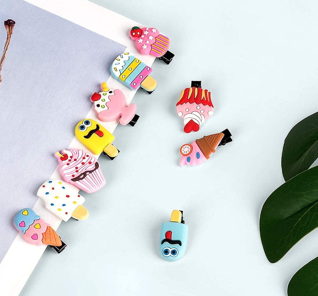 Mix Designs Hair Clips Set for Baby Girls Toddler - 20pc Barrettes Hair Accessories for Kids, Infants & Toddlers - Perfect for Parties, School, Photos & Daily Use