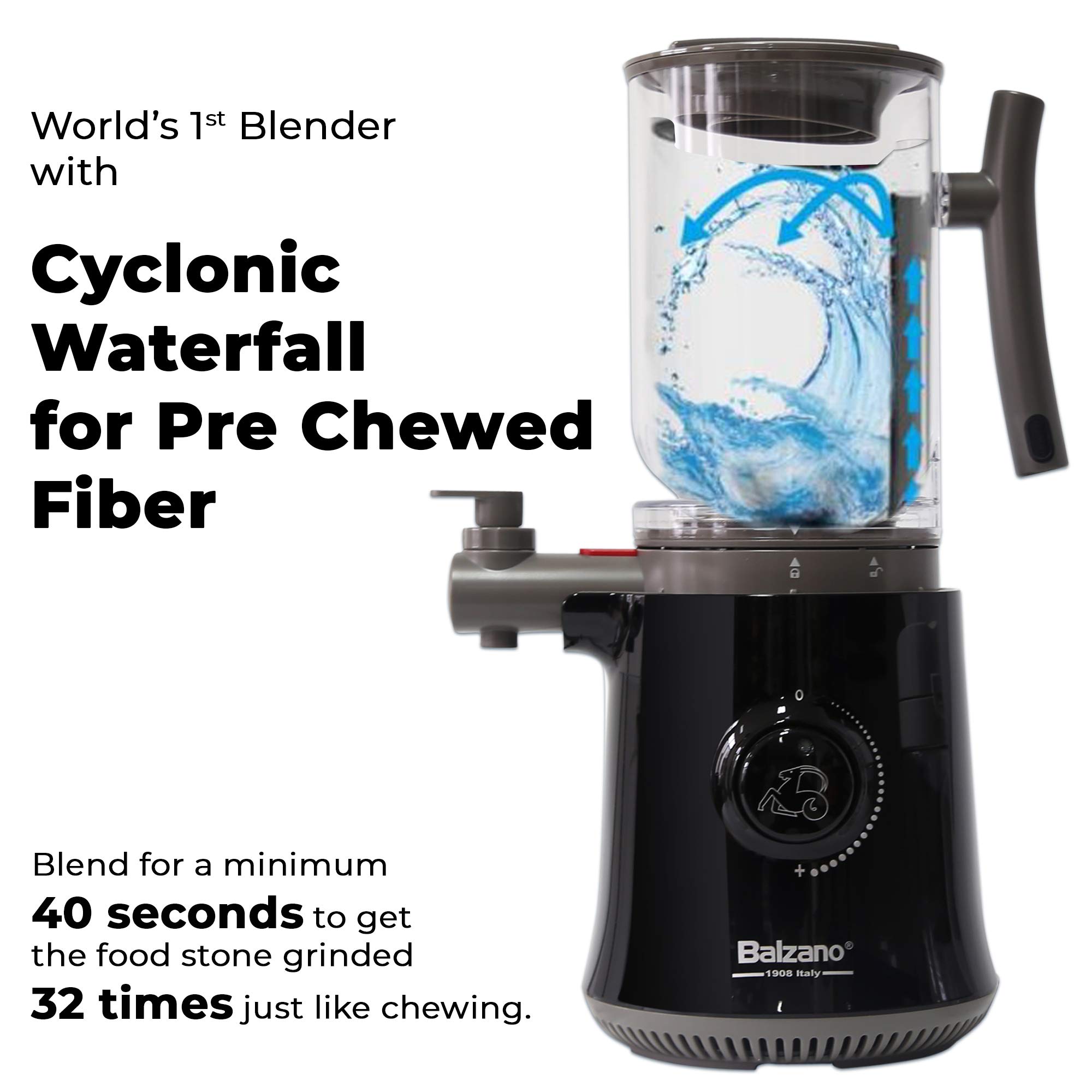 Premium 4-in-1 Yoga Blender with Auto Seed Separation - Compact Smoothie Maker, Juicer & Soup Maker for Immunity Boost - Perfect for Home Gym, Yoga Recovery & Healthy Breakfast - Black