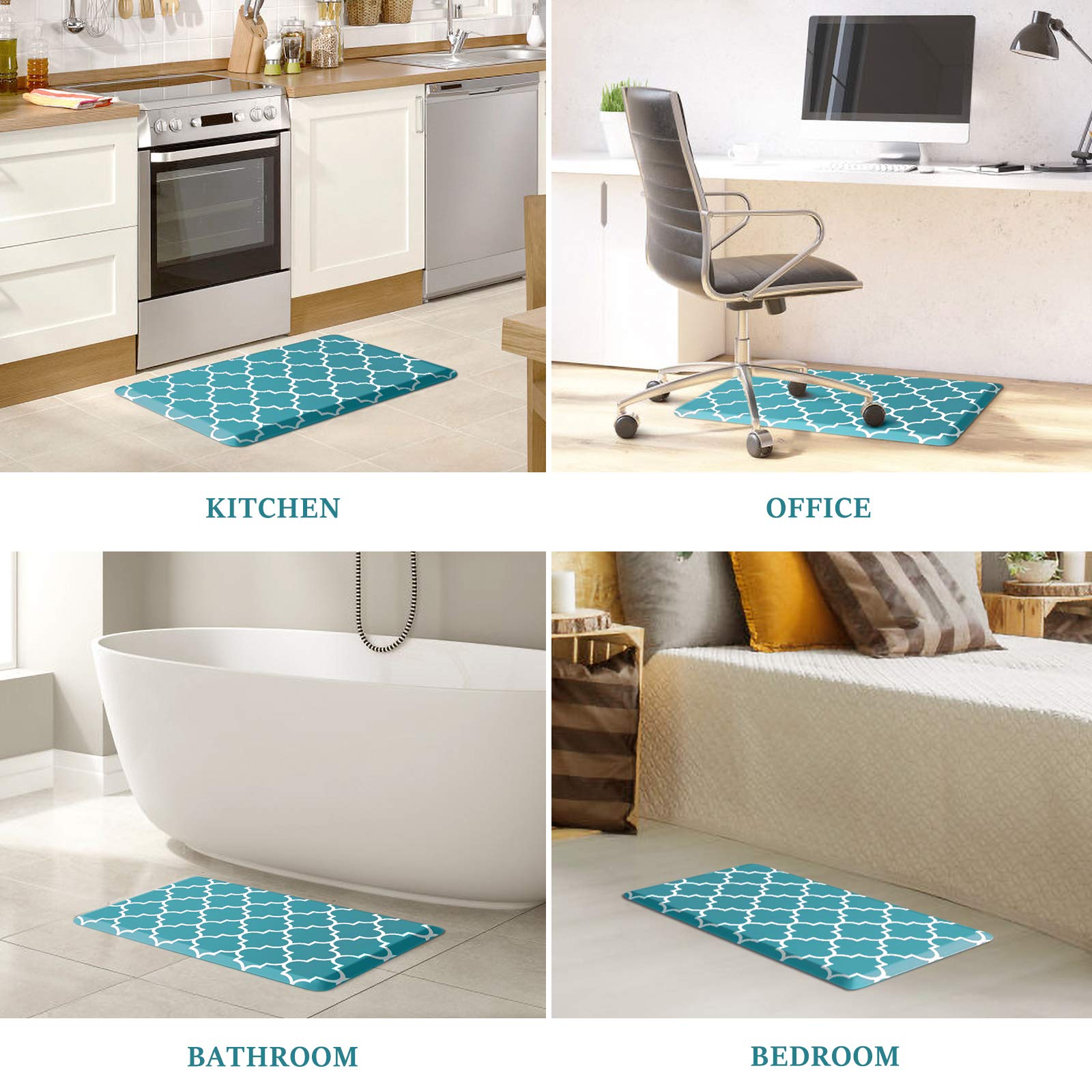 WISELIFE Anti-Fatigue Kitchen Mat - 17.3