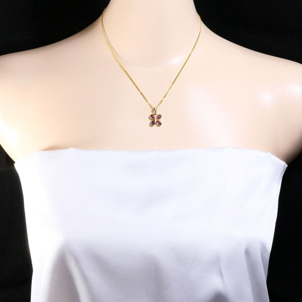 18K Yellow Gold Pink Tourmaline Necklace for Women - Elegant Gemstone Jewelry Gift for Birthday, Anniversary & Valentine's Day - Perfect for Parties, Weddings & Special Occasions
