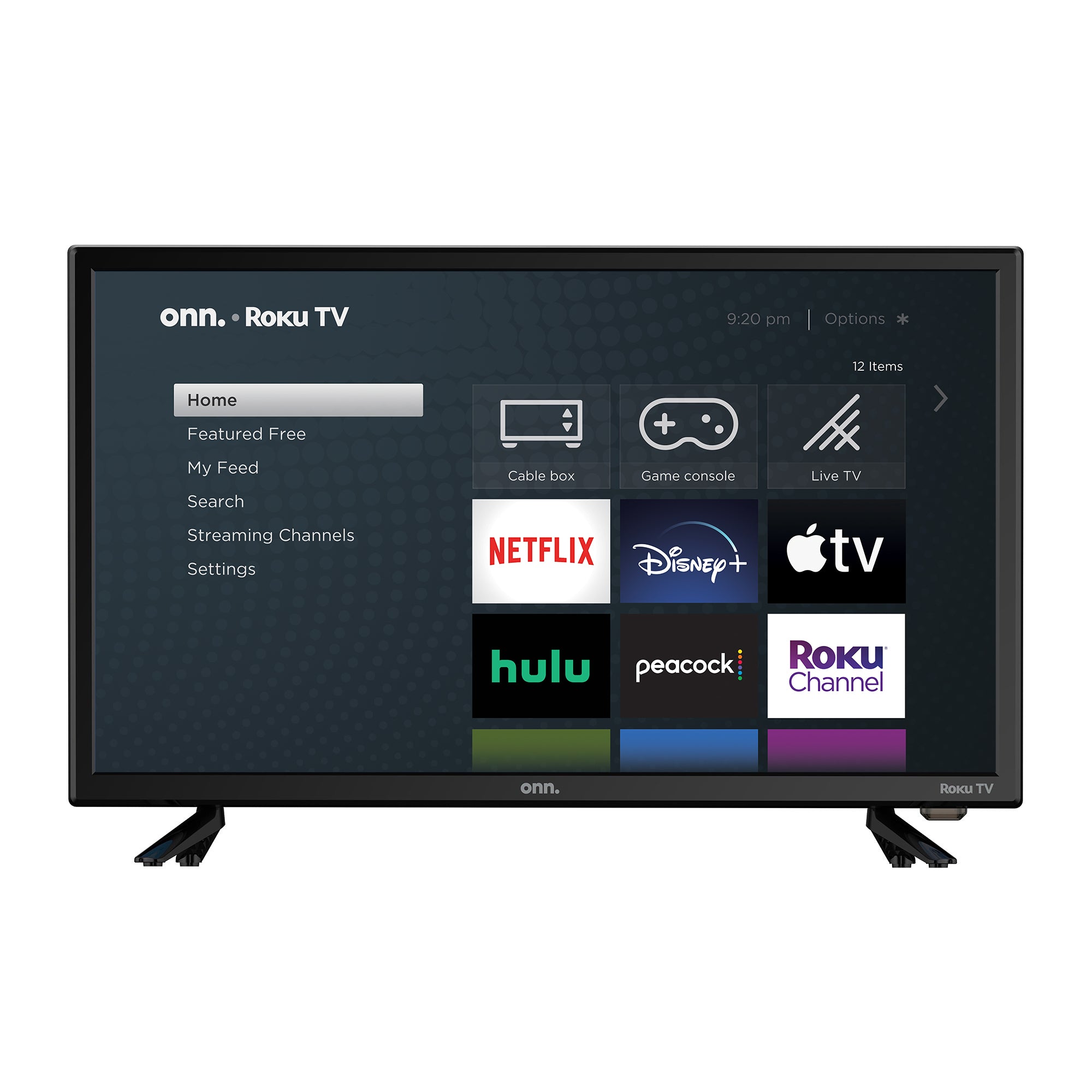 onn. 24 Inch 720P HD LED Roku Smart TV with Streaming Player (ONC24TV193) - Perfect for Bedroom, Kitchen, or Small Spaces
