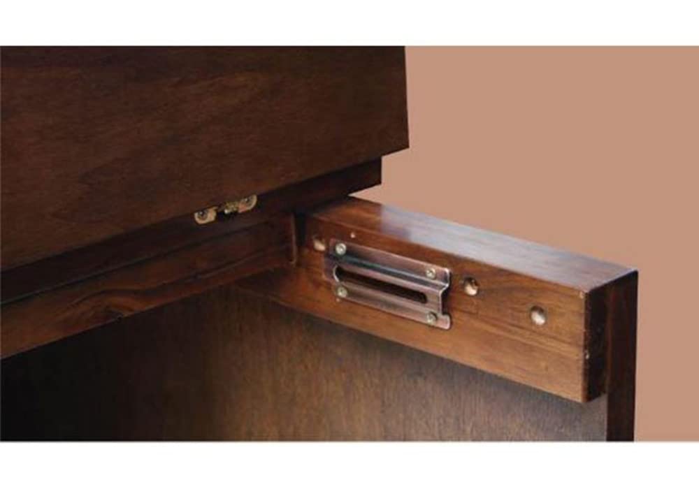 Arason Creden-ZzZ Traditional Pekoe Queen Size Cabinet Bed - Space-Saving Murphy Bed for Small Apartments, Guest Rooms & Home Offices