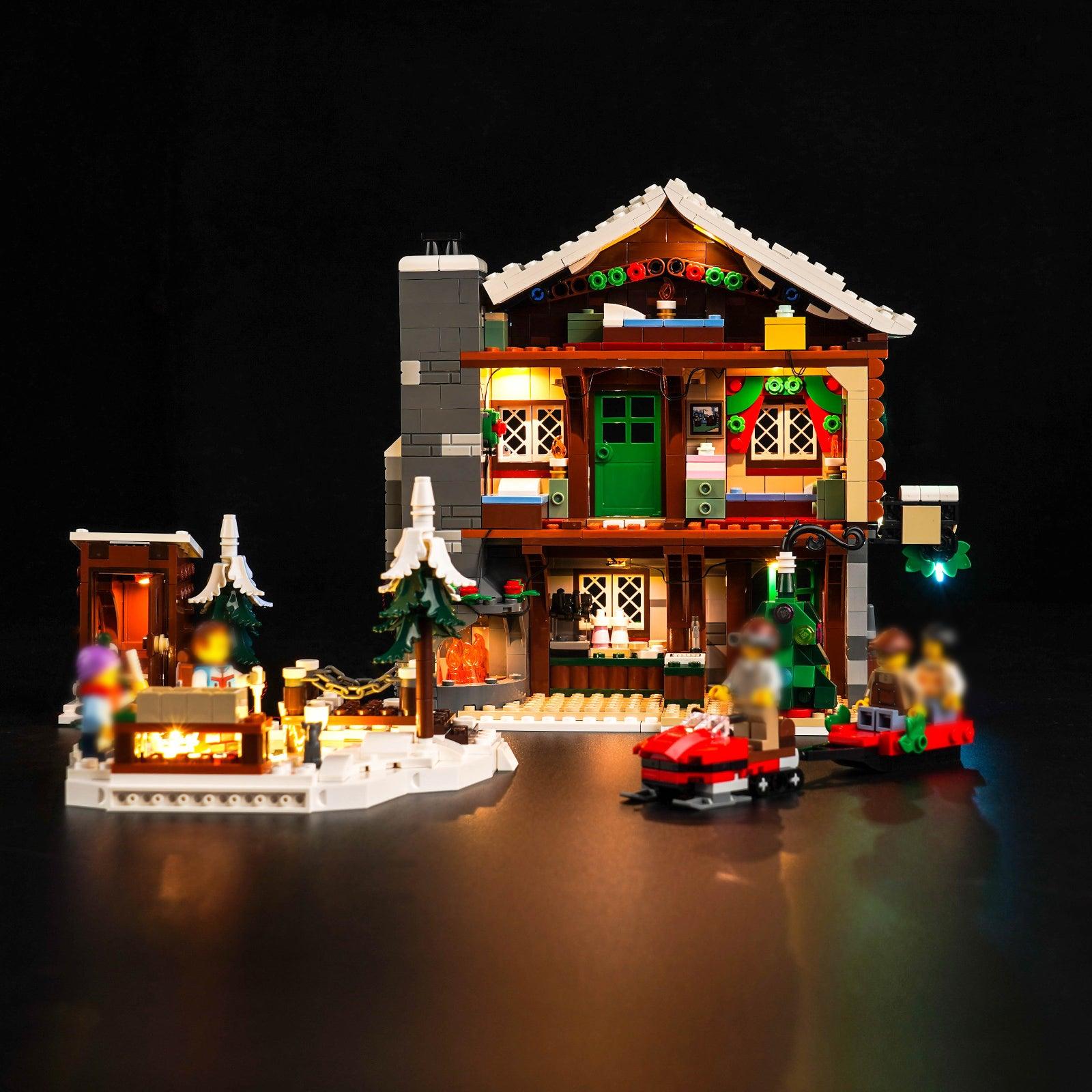 Best LED Light Kits for LEGO Icons® Alpine Lodge 10325 – Enhance Your LEGO Building Display with Realistic Lighting Effects for Home & Office Decor