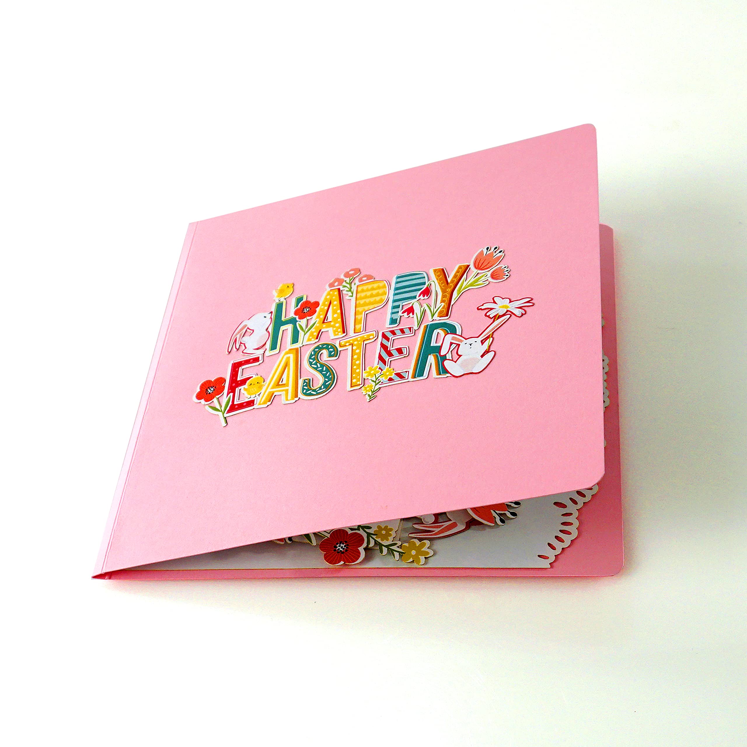 Easter Pop Up Greeting Card - 3D Happy Easter Card for Kids & Adults | Perfect for Easter Gifts, Party Favors & Holiday Decorations