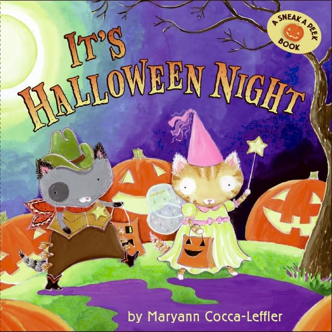 Halloween Night Sneak a Peek Book - Spooky Interactive Children's Story for Trick-or-Treating & Bedtime Reading