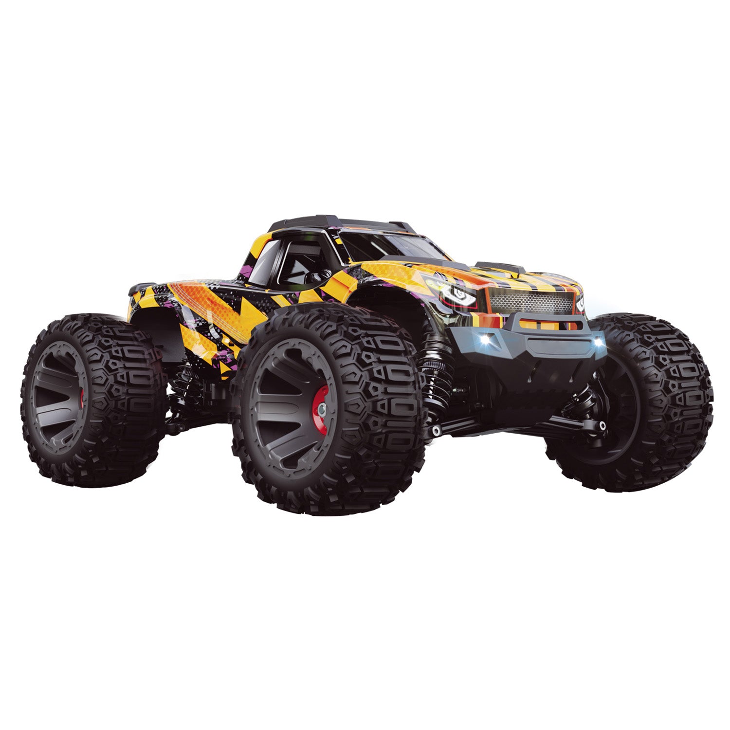 1/16 4WD RC Off-Road Car UD1611 - All Terrain Remote Control Vehicle with 390 Brushed Motor, 35A ESC & Differential Lock - Perfect for Outdoor Adventure, Backyard Racing & Off-Road Toy Enthusiasts
