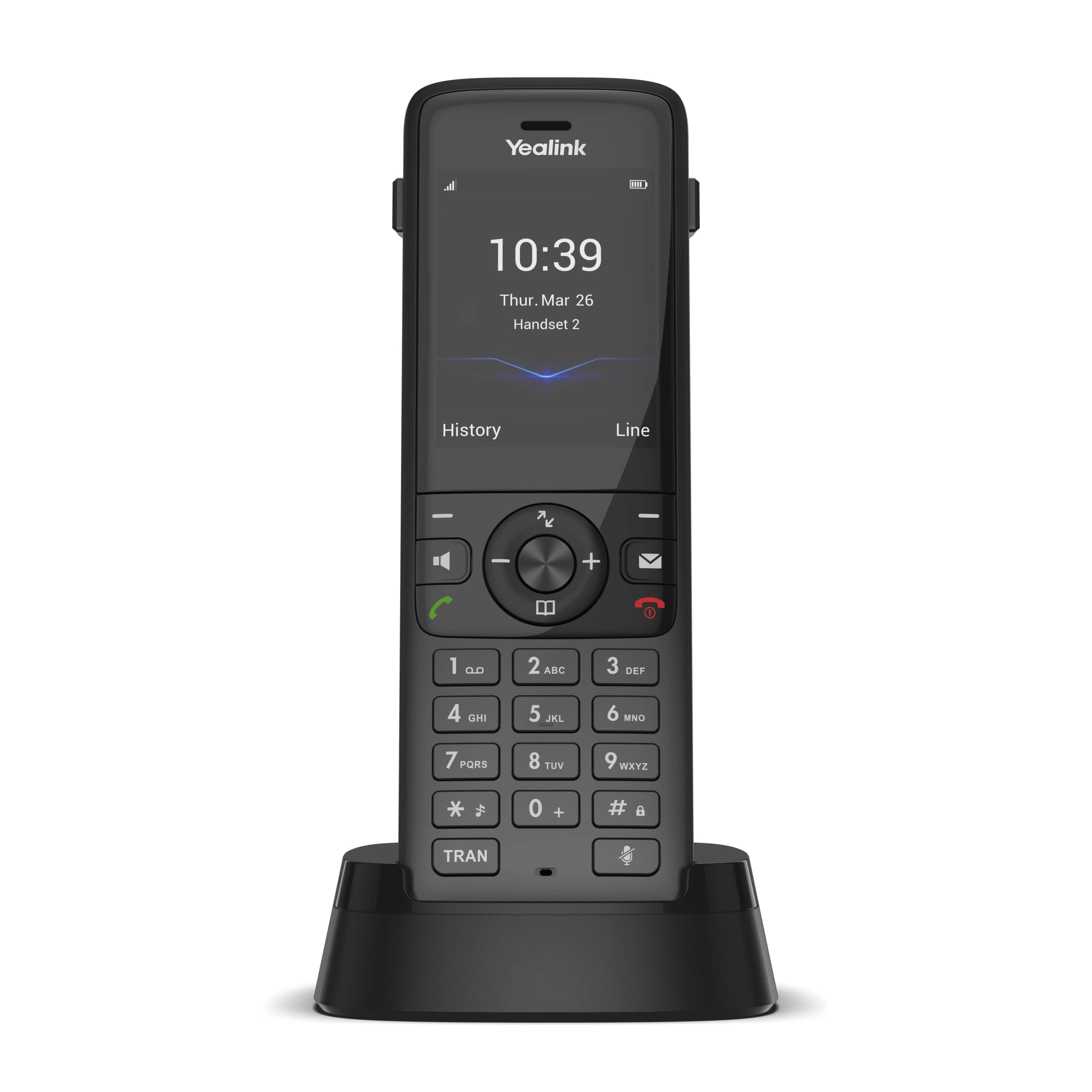 Yealink W78P IP Phone with TFT Display - Black | Business VoIP Desk Phone for Office Communication & Call Centers