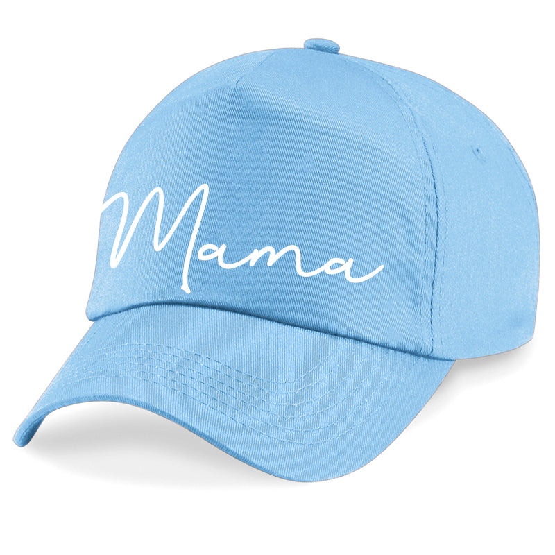 Basics Mama Script Cap (MRK X) - Stylish Baseball Hat for Women - Perfect for Casual Outfits, Sports & Outdoor Activities