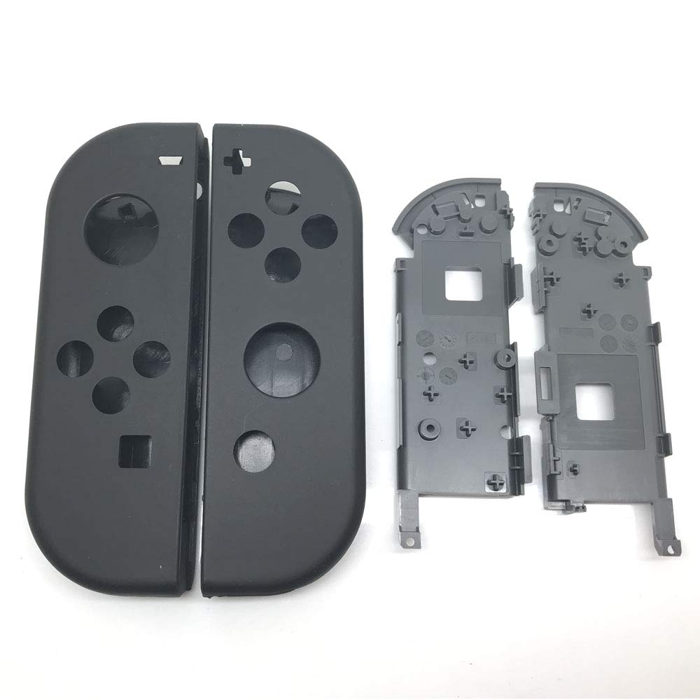 Durable Nintendo Switch NS Joy-Con Housing Shell Case with Middle Frame - Grey | Protective Cover for Gaming, Travel & Everyday Use