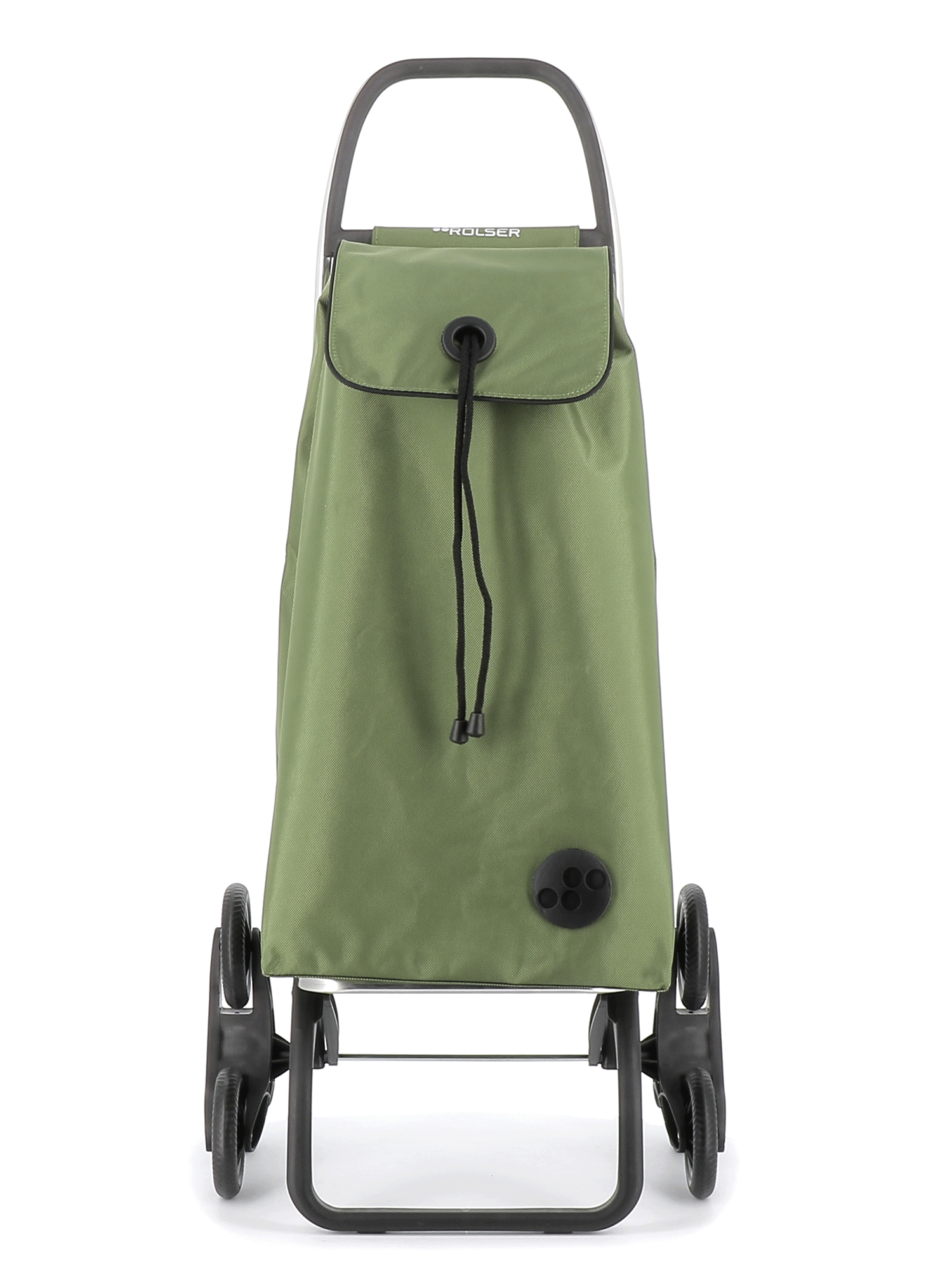 Rolser I Max MF 6-Wheel Stair Climbing Shopping Cart with Heavy Duty Wheels - Perfect for Groceries, Laundry & Staircase Use