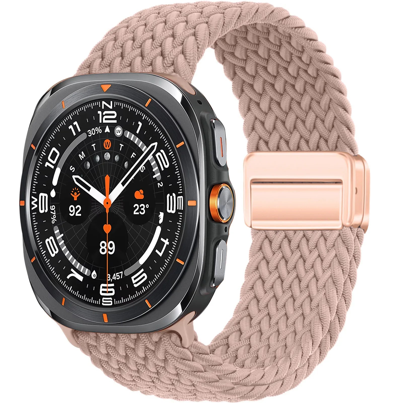 Braided Magnetic Loop Strap for Samsung Galaxy Watch Ultra - Durable & Adjustable Band for Active Lifestyle, Workouts & Everyday Wear