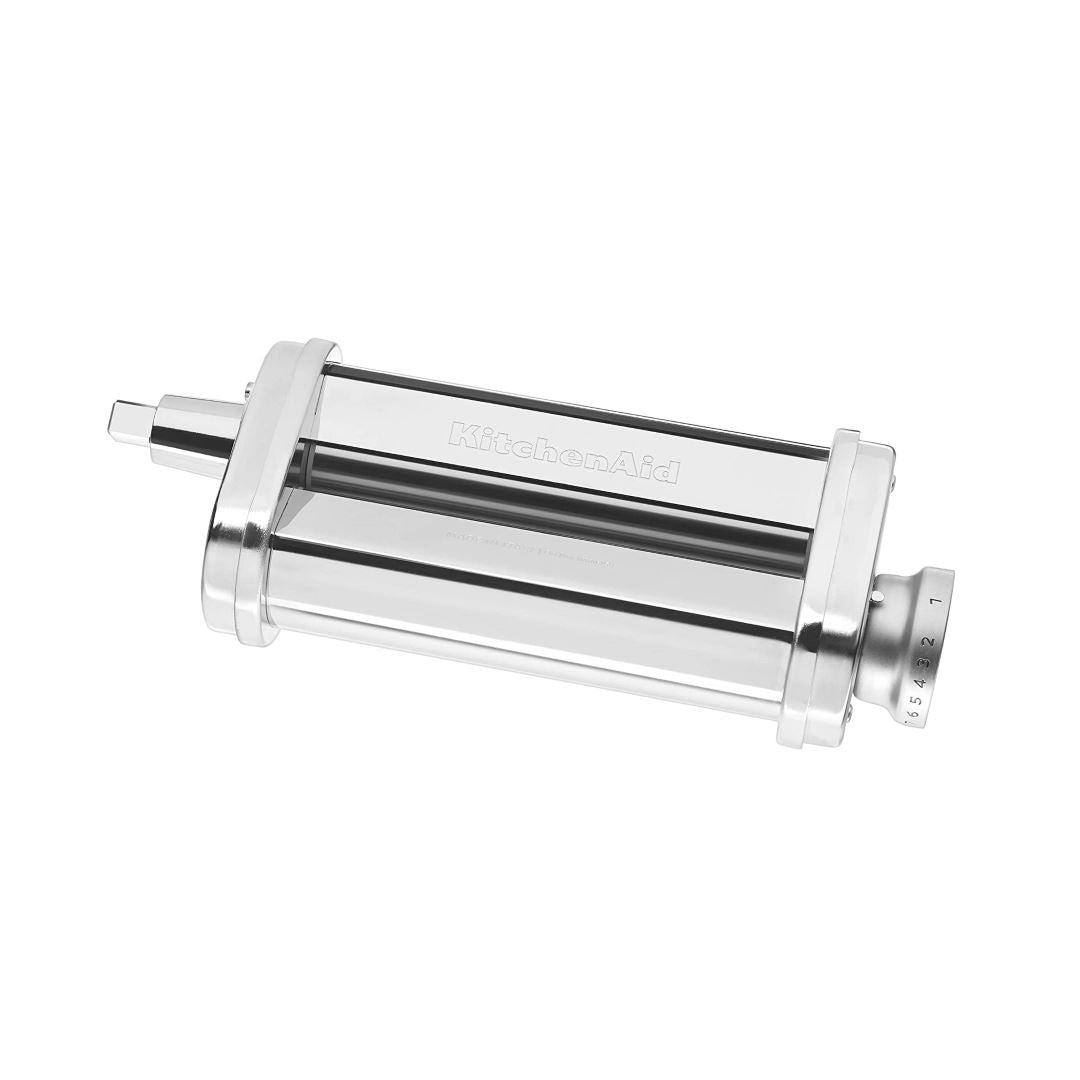 KitchenAid Pasta Roller Attachment for Stand Mixers - Silver | Homemade Pasta Dough Sheets & Noodles | Perfect for Italian Cooking & Baking