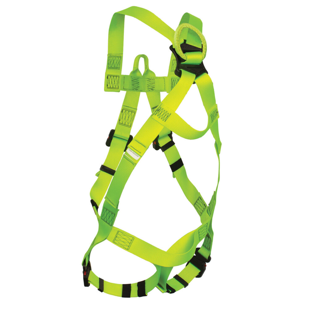 Arc Flash Full Body Harness with Soft Dorsal & Sternal Loop - DE MB Torso & DE QC Legs for Electrical Safety Work - Ideal for Industrial Maintenance & Utility Line Workers